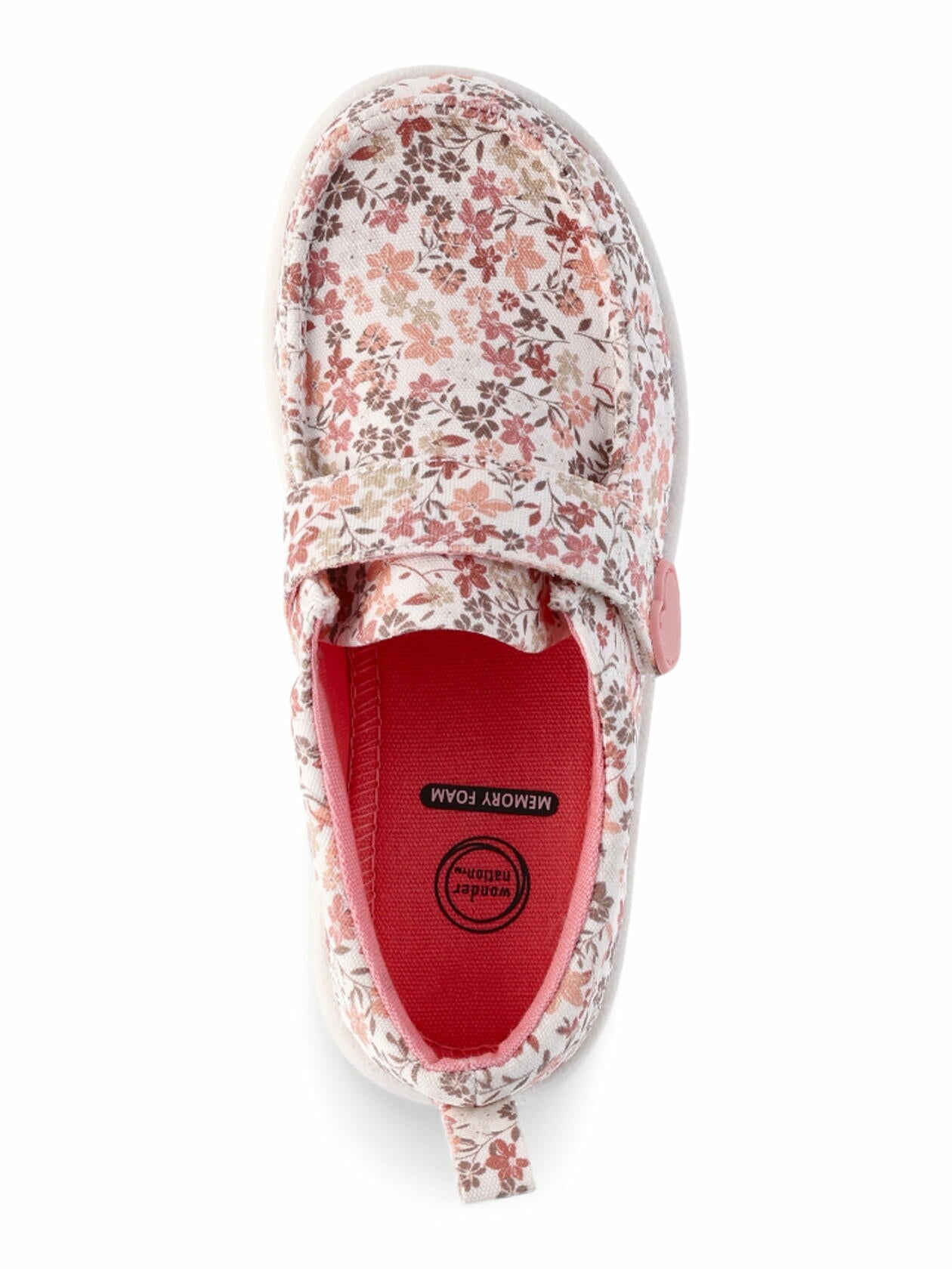 Wonder Nation Toddler Girl Moc Toe Shoes Tan Floral Size 11