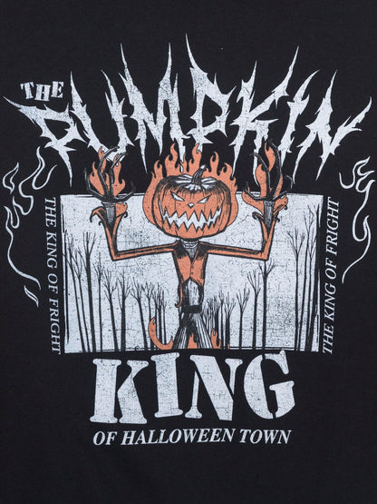 Disney Nightmare Before Christmas Mens Graphic Fleece Sweatshirt Black Size 2XL