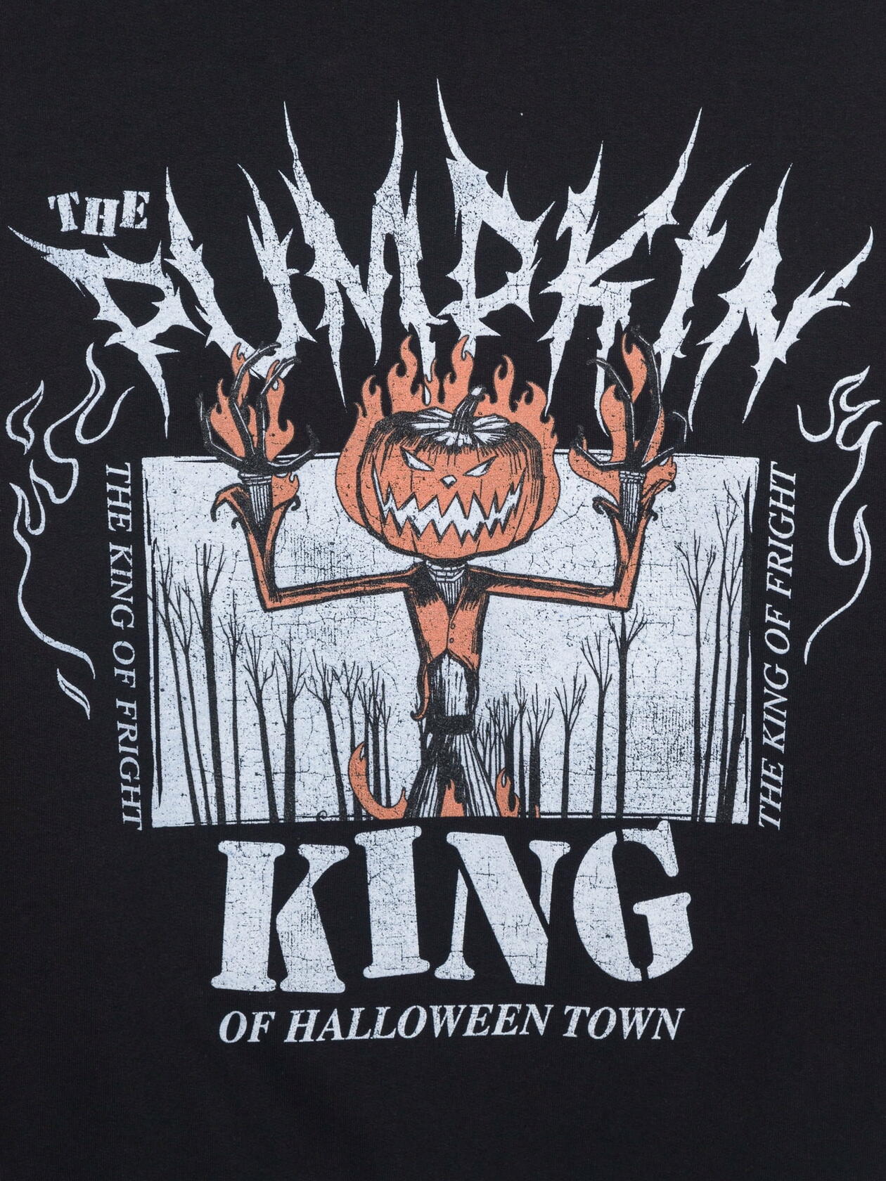 Disney Nightmare Before Christmas Mens Graphic Fleece Sweatshirt Black Size 2XL