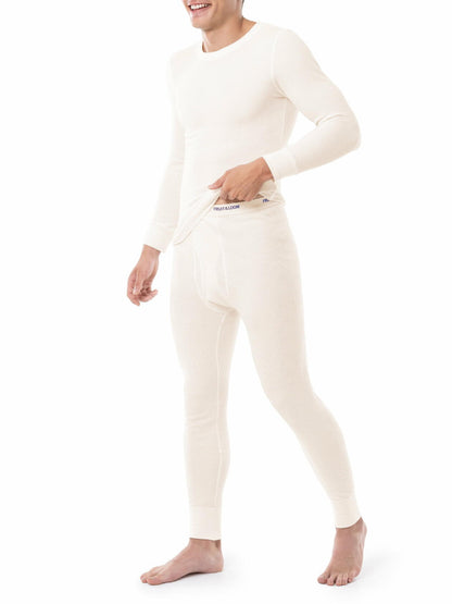 Fruit of the Loom Big Mens Thermal Waffle Baselayer Pant Natural Size 2XL