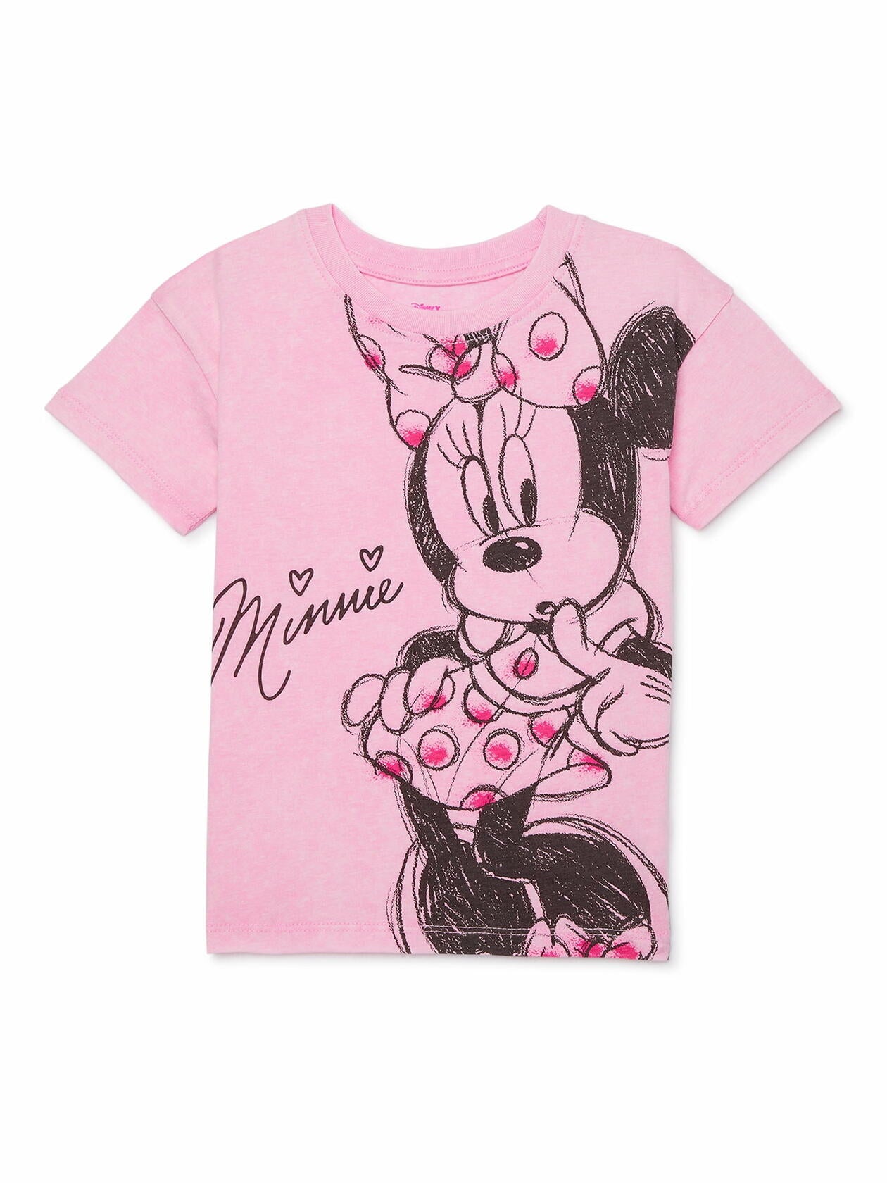 Toddler Short Sleeve Crewneck Tee 2-Pack Hello Kitty / Minnie Mouse Size 5T