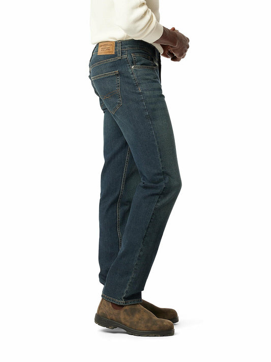 Levi Strauss Signature Mens  Straight Fit Jeans Dark Blue Size 38x30