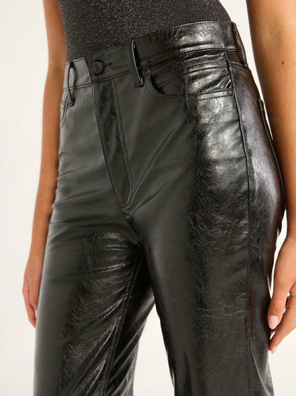 Sofia Jeans Womens Paloma Slim Straight High Rise Crop Pants Black Size 6