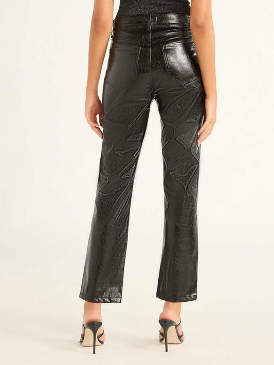 Sofia Jeans Womens Paloma Slim Straight High Rise Crop Pants Black Size 6