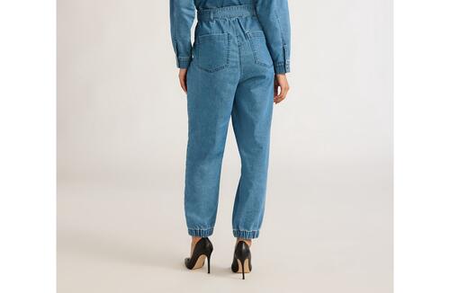 Sofia Jeans Womens Utility Jumpsuit Long Sleeves 26" Inseam