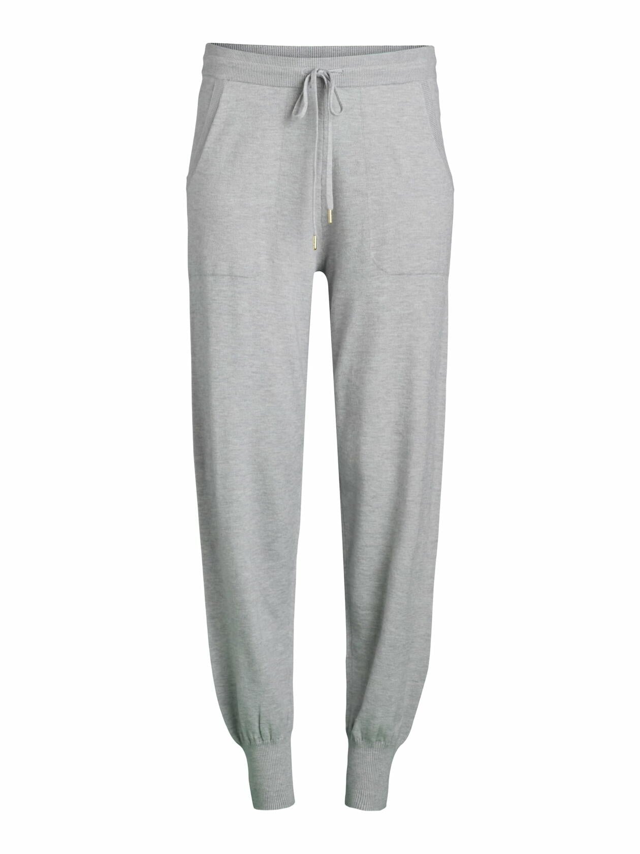 Free Assembly Womens Cozy Yarn Sweater Jogger Pants Light Heather Grey Size 4X