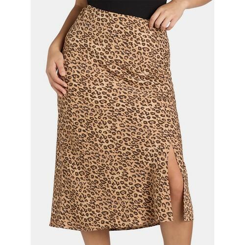 Time and Tru Womens Midi Slip Skirt 2-Pack