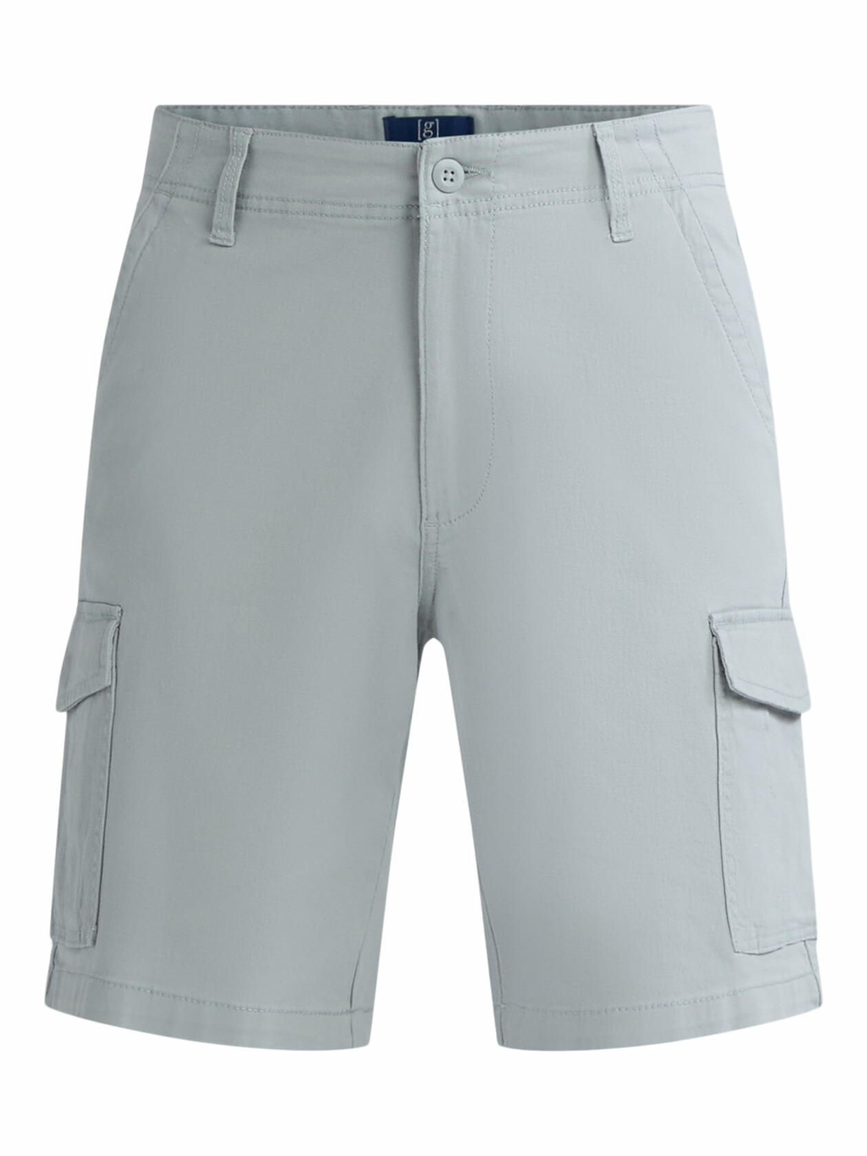 George Mens & Big Mens Cargo Shorts 10.5" Inseam Soft Silver Size 44