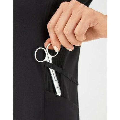 Hanes Comfort Fit Scrubs Women s Scrub Top New Ebony M