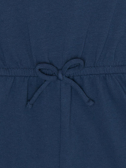 Wonder Nation Girls Sleevless Dolphin Hem Romper Insignia Blue Size M (7-8)