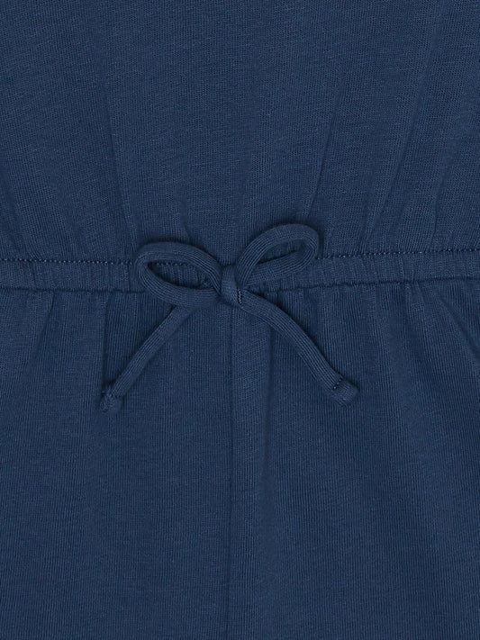 Wonder Nation Girls Sleevless Dolphin Hem Romper Insignia Blue Size M (7-8)