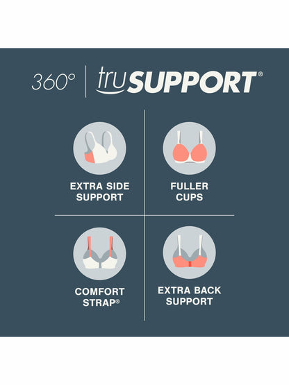 Playtex Womens 18 Hour Ultimate Lift and Support Wirefree Bra Nude Size 36C