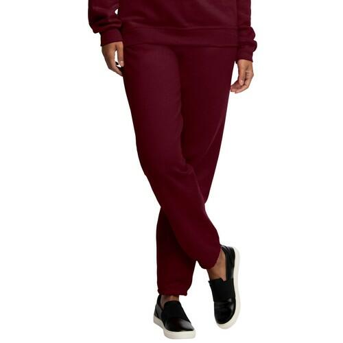 Fruit of the Loom Mens EverSoft Fleece Elastic Bottom Sweatpants with Pockets