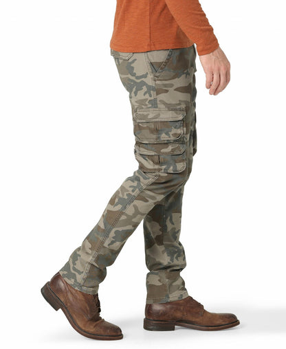 Wrangler Mens Stretch Taper Leg Regular Fit Cargo Pant