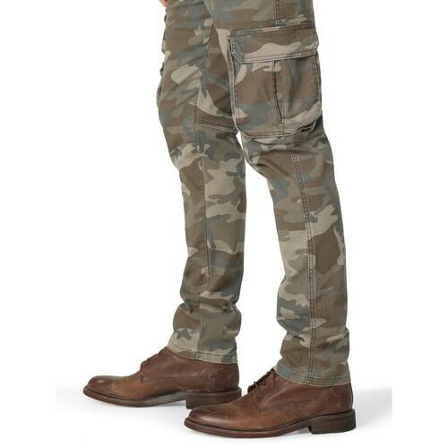 Wrangler Mens Stretch Taper Leg Regular Fit Cargo Pant