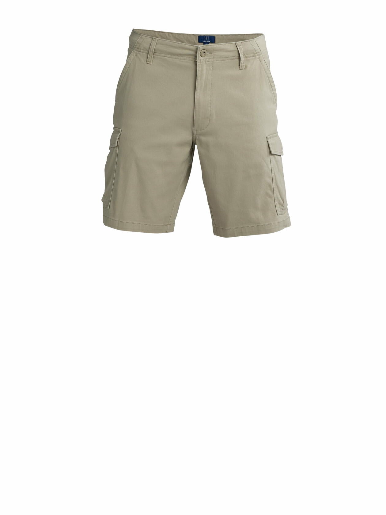George Mens & Big Mens Cargo Shorts 10.5" Inseam Stone Wash Size 38