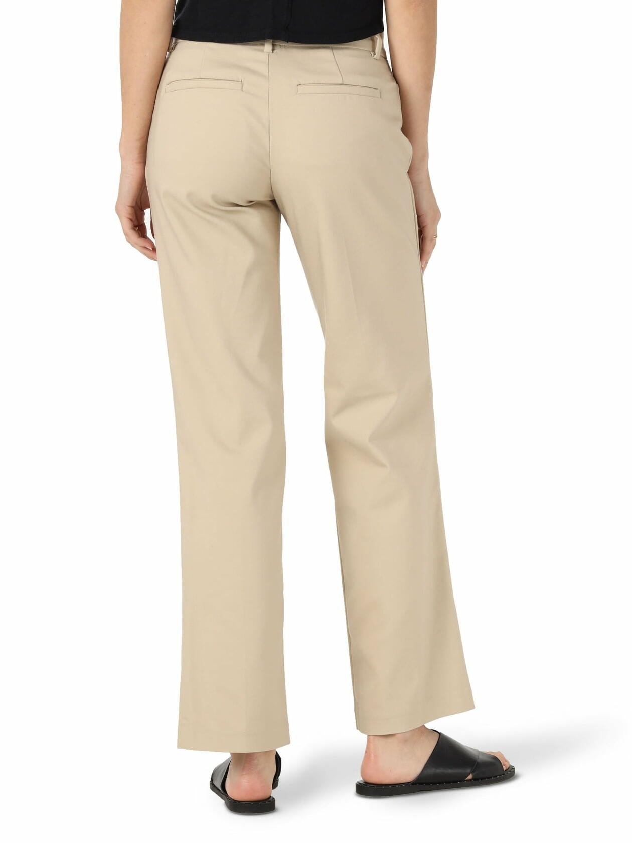 Lee® Womens Flex Motion Regular Fit Trouser Pant Bungalow Khaki Size 18 Long