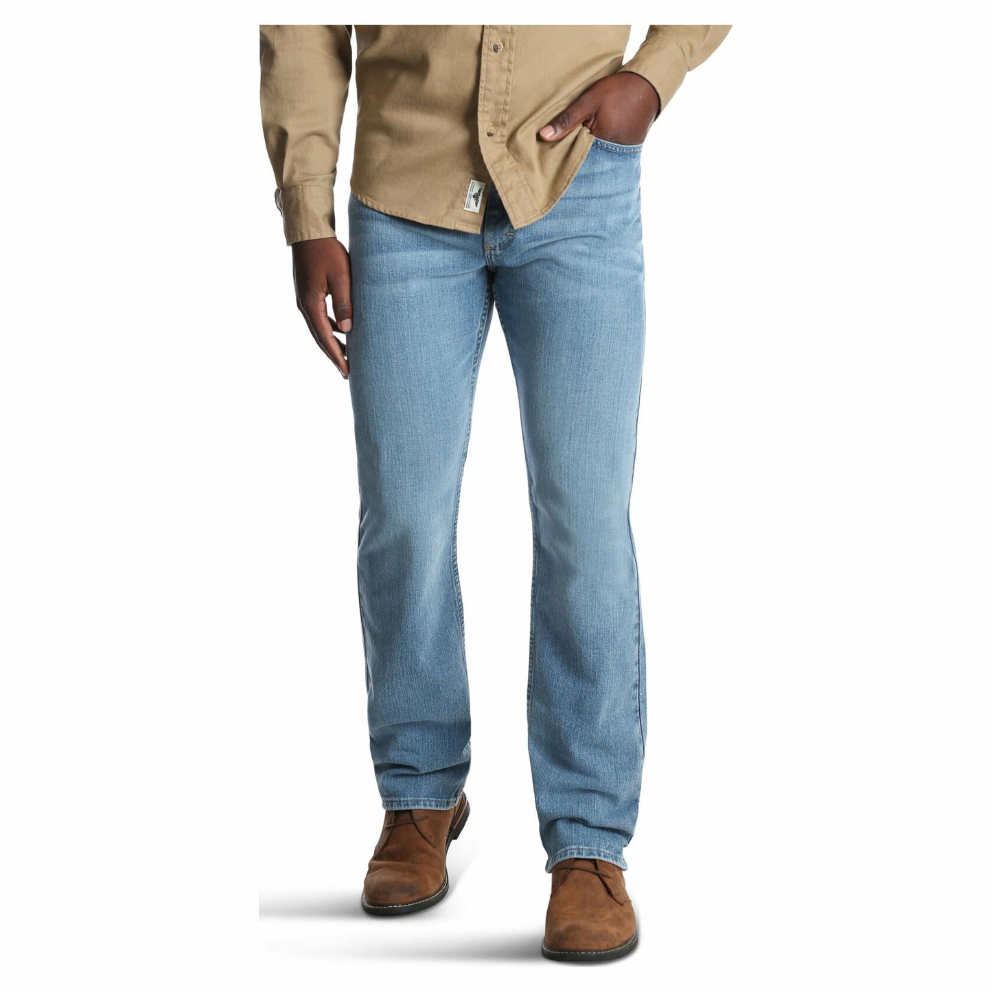 Wrangler Mens and Big Mens Regular Fit Jeans with Flex Soft Touch Light 36X34