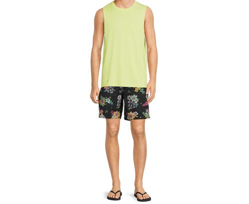 No Boundaries Mens Elastic Waist Swim Shorts with UPF 50+