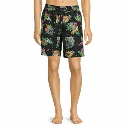 No Boundaries Mens Elastic Waist Swim Shorts with UPF 50+