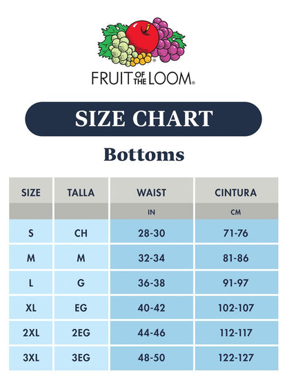 Fruit of the Loom Mens EverSoft Fleece Jogger Sweatpants Navy Size XL