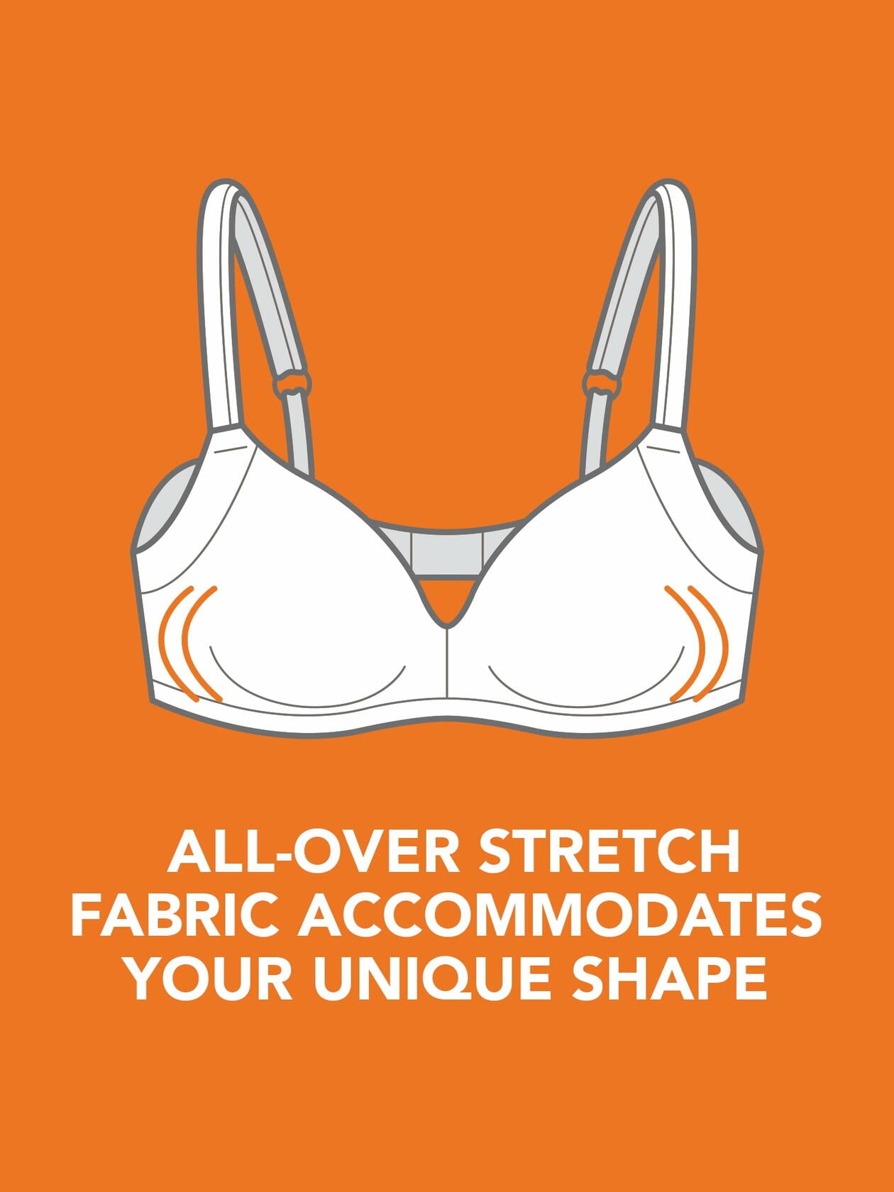 Warners® Blissful Benefits Underarm-Smoothing Lined Comfort Bra White Size L
