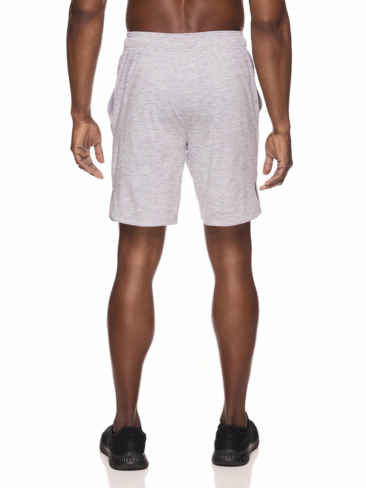 Reebok Mens Performance Knit Delta Shorts Sleet Heather Size XL