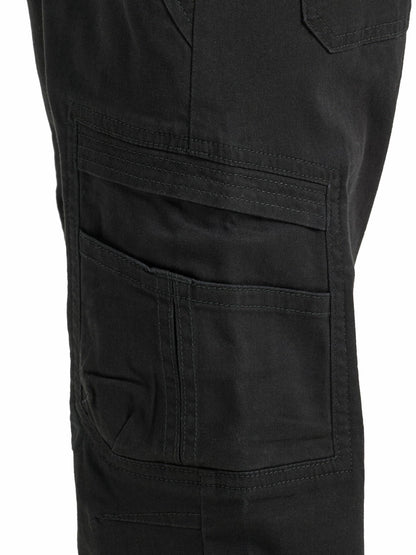 Wrangler Boys Gamer Cargo Pants Black Size 16 Husky