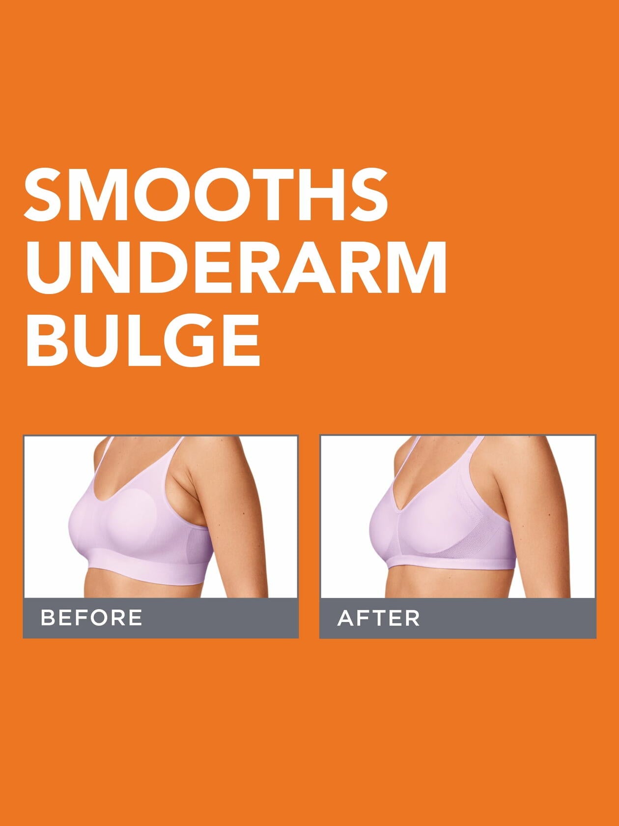 Warners® Blissful Benefits Underarm-Smoothing Lined Comfort Bra White Size L