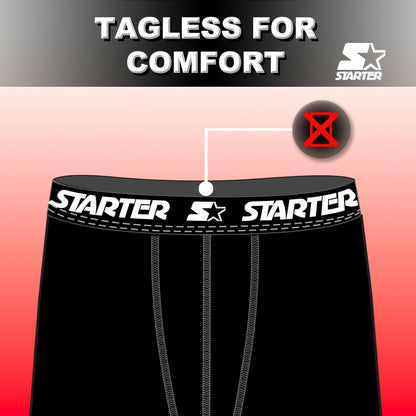 Starter Cotton Mens Briefs Breathable Underwear for Men 6-Pack Assorted Size M