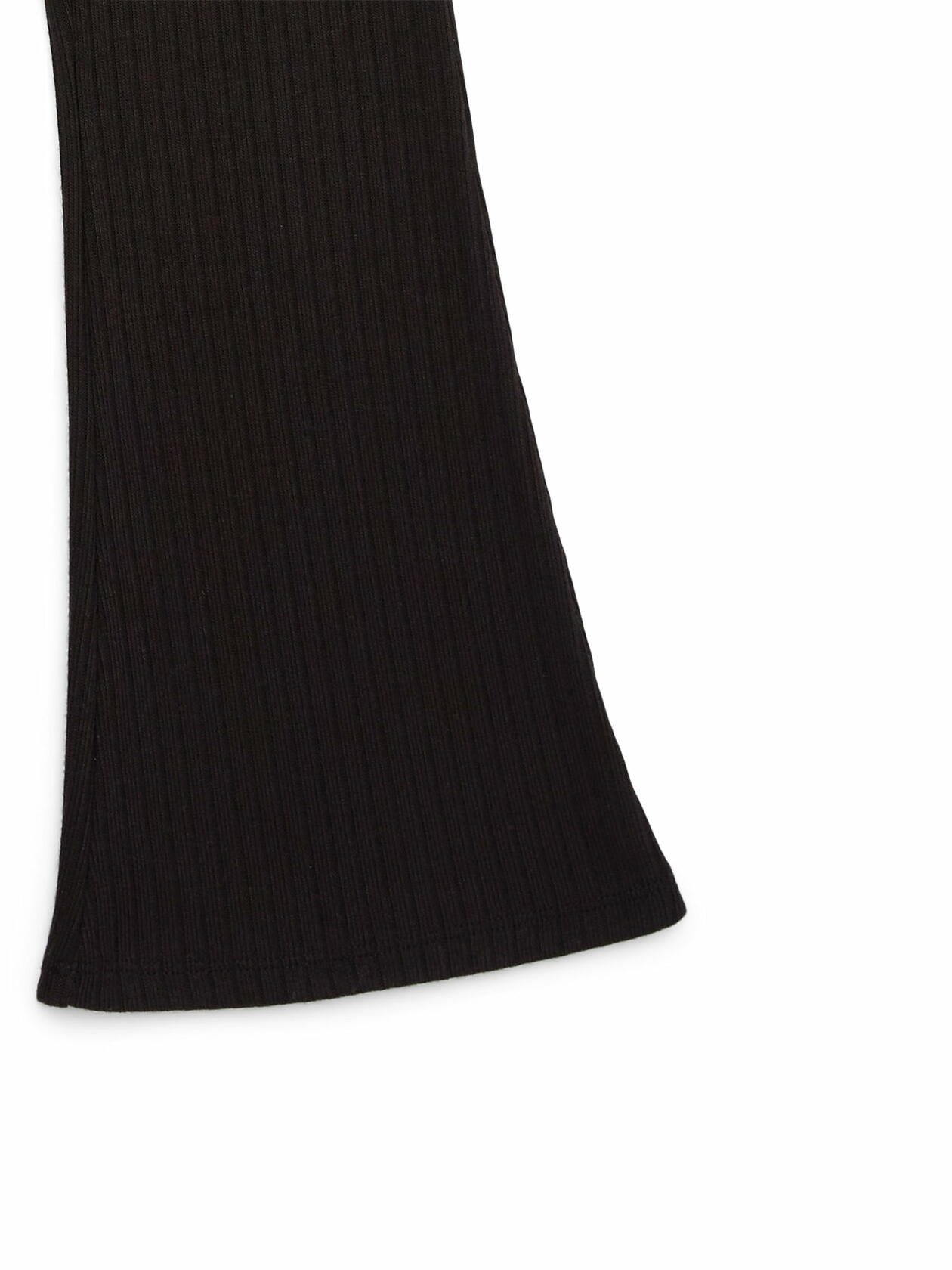 Wonder Nation Girls Ribbed Pull On Flare Pants