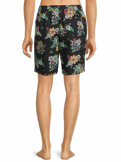 No Boundaries Mens Elastic Waist Swim Shorts with UPF 50+