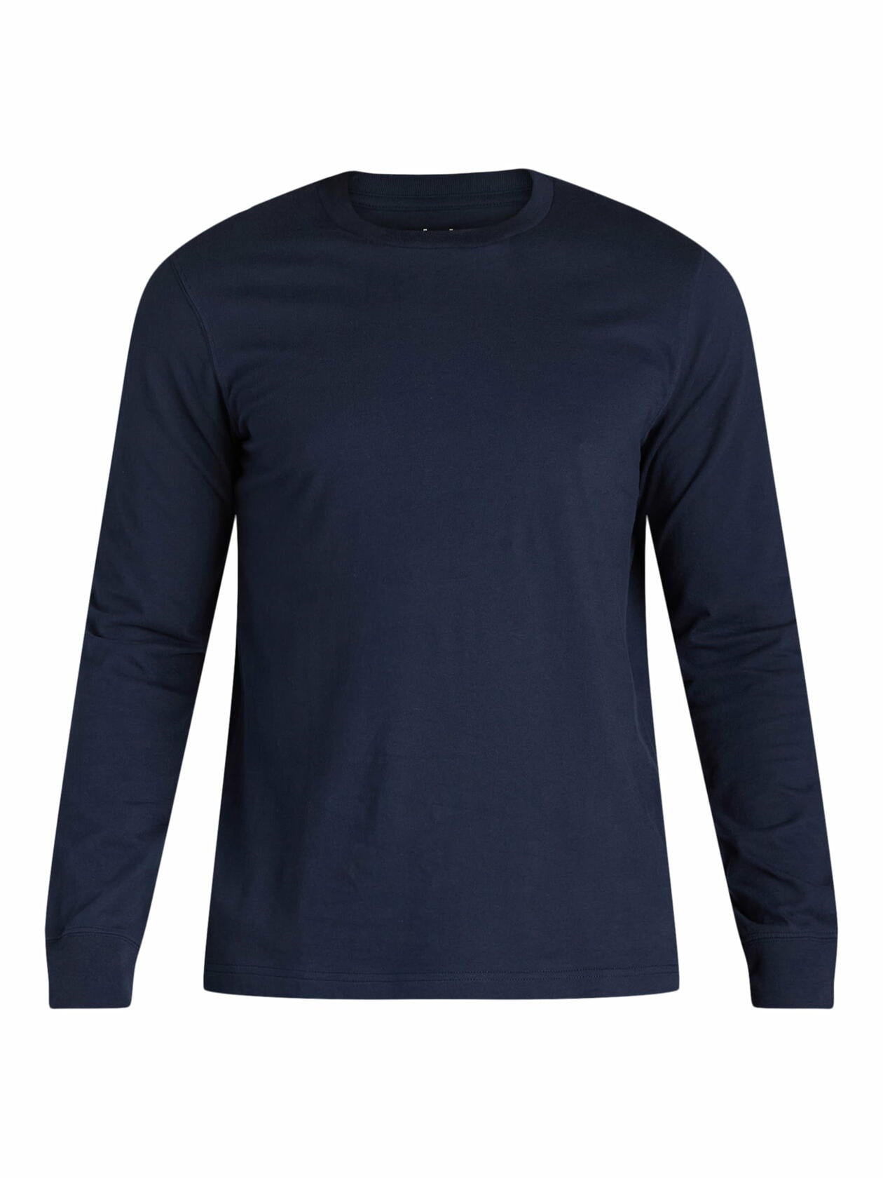 George Mens Cotton Long Sleeve T-Shirt Crewneck 2-Pack Multicolor Size L (12-44)