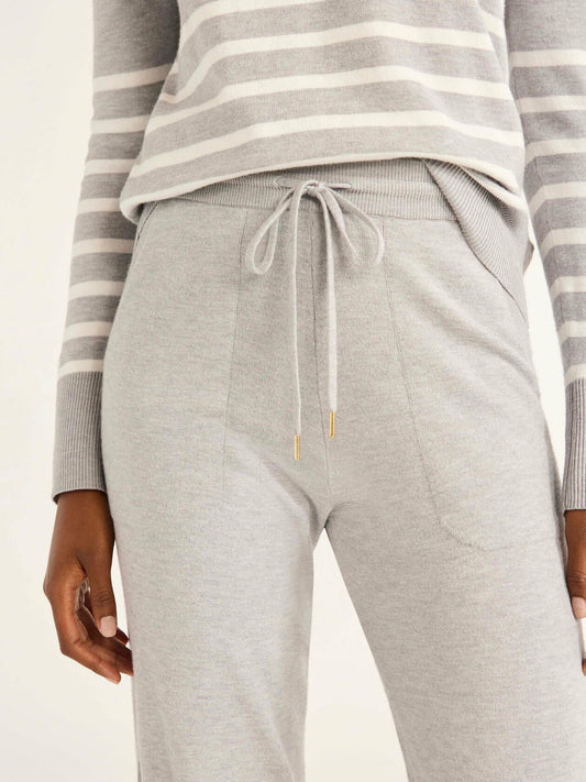 Free Assembly Womens Cozy Yarn Sweater Jogger Pants Light Heather Grey Size 4X