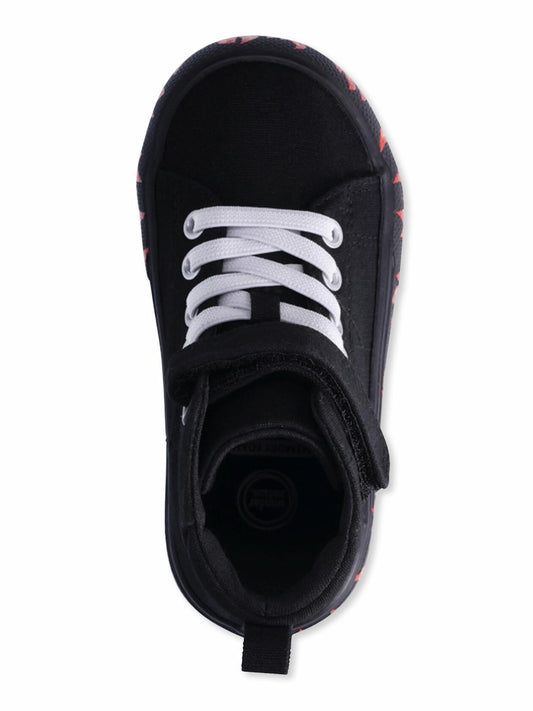 Wonder Nation Toddler Kids Casual Flame High Top Black Size 11 Toddler