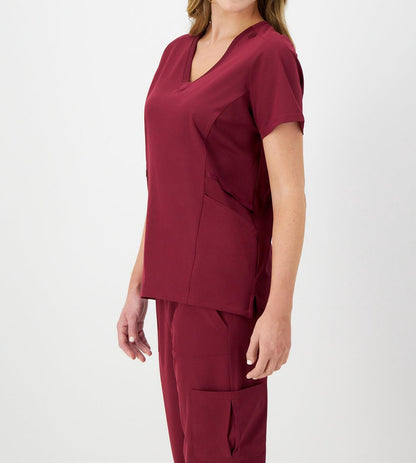 Hanes Comfort Fit Scrubs Women s Scrub Top New Ebony M