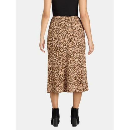 Time and Tru Womens Midi Slip Skirt 2-Pack