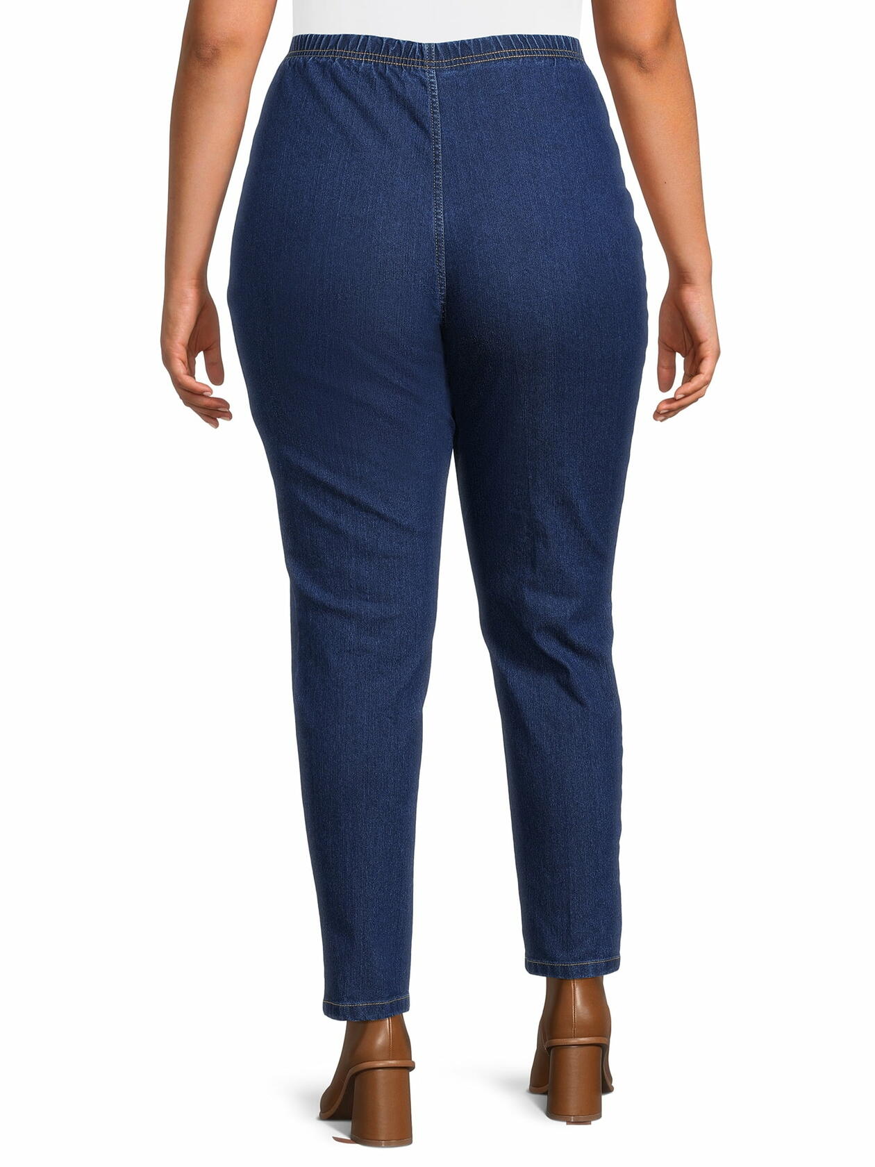 JMS Just My Size by Hanes Womens Plus Jeggings Dark Indigo Size 2X (18W-20W)