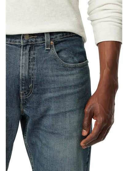 Levi Strauss Signature Mens Relaxed Fit Jeans Mojave White Pine Size 42x30