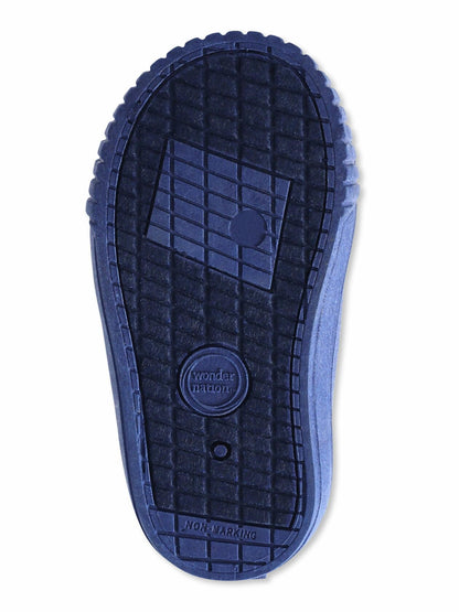 Wonder Nation Baby and Toddler Boys Two Strap Bump Toe Sneakers Navy Size 11