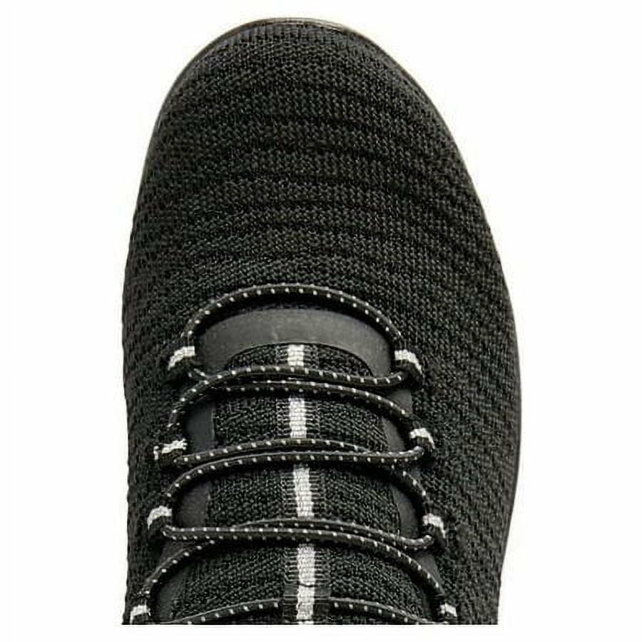 Athletic Works Womens Bungee Slip-On Sneakers Lightweight Lace-up Black Size 6