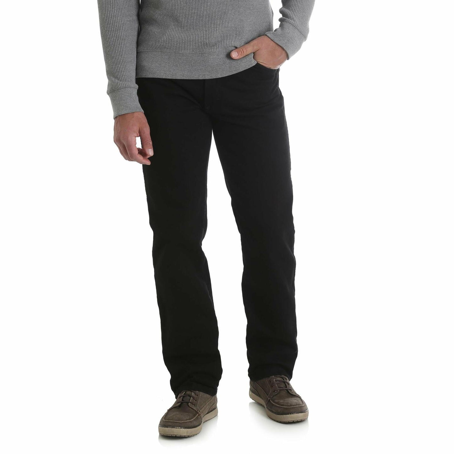 Wrangler Rustler Mens and Big Mens Regular Fit Jeans Coal Black Size 34X32