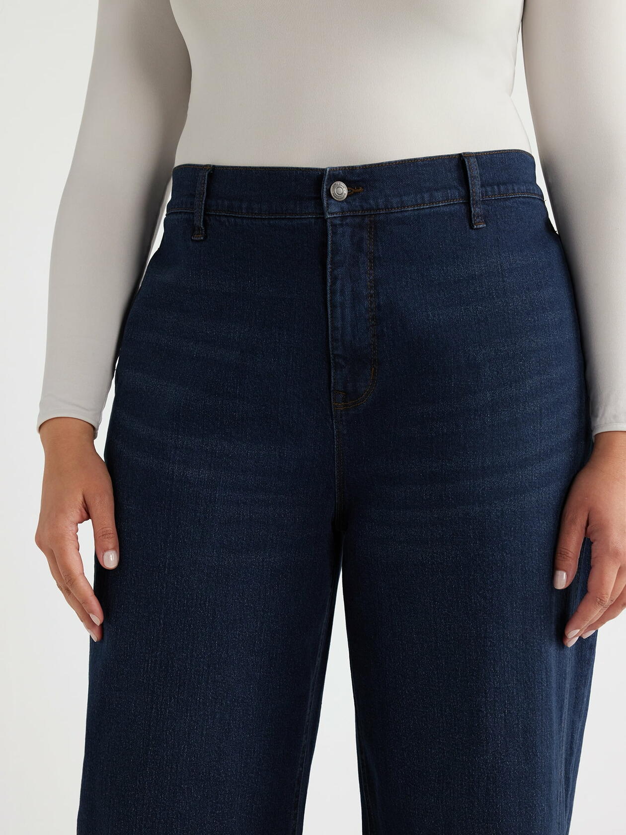 Sofia Jeans Womens Palazzo Super High Rise Seamed Jeans Lucia Sz 24W