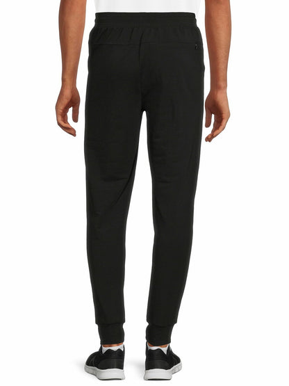 Athletic Works Mens and Big Mens Active Knit Joggers Rich Black Size S