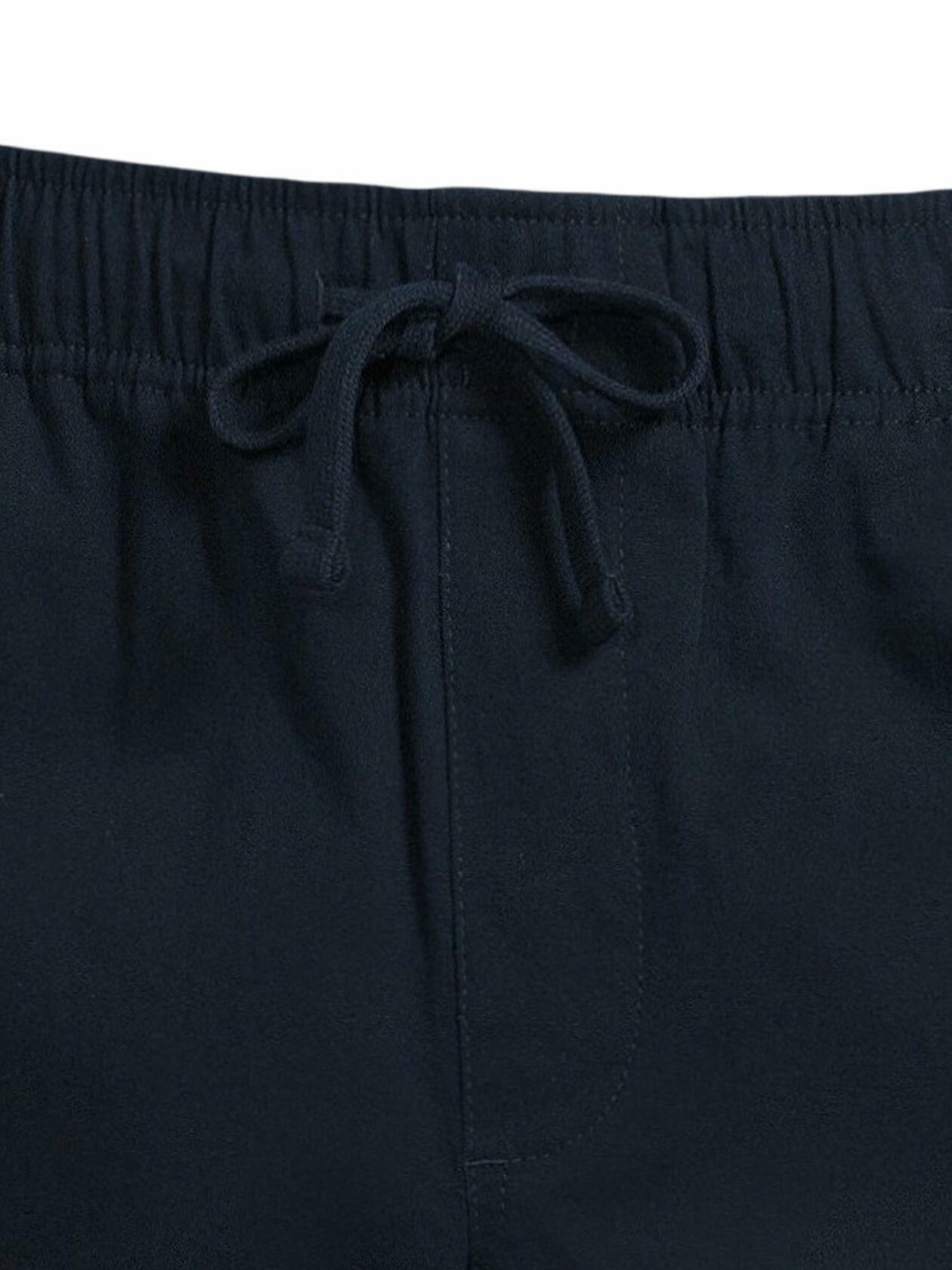 Hollywood Mens Stretch Twill Cargo Shorts 8" Inseam Navy Size L