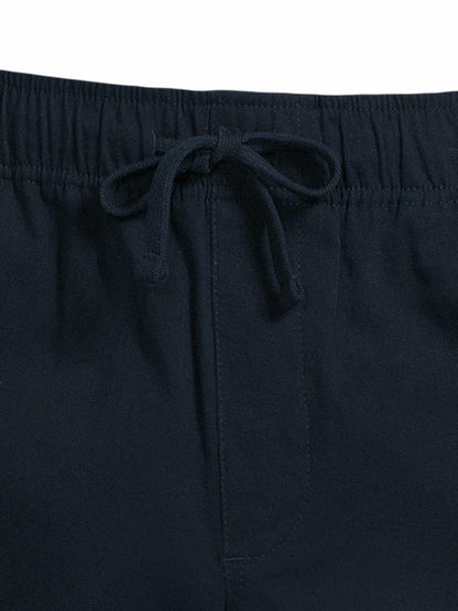 Hollywood Mens Stretch Twill Cargo Shorts 8" Inseam Navy Size L