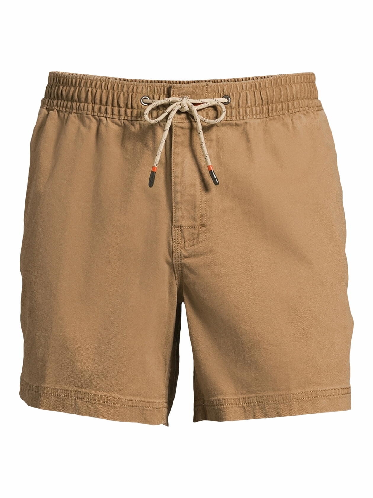 George Mens Twill Pull on Shorts Drawstring Waist 8 Inseam Brown Pecan Size L