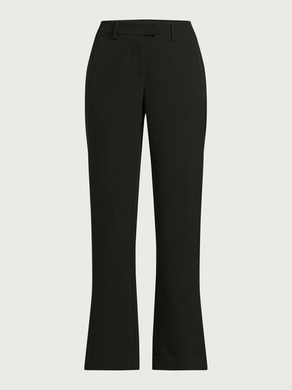 Scoop Womens Ultimate Crepe Stovepipe Suit Pants 32 Inseam Black Soot Size 12