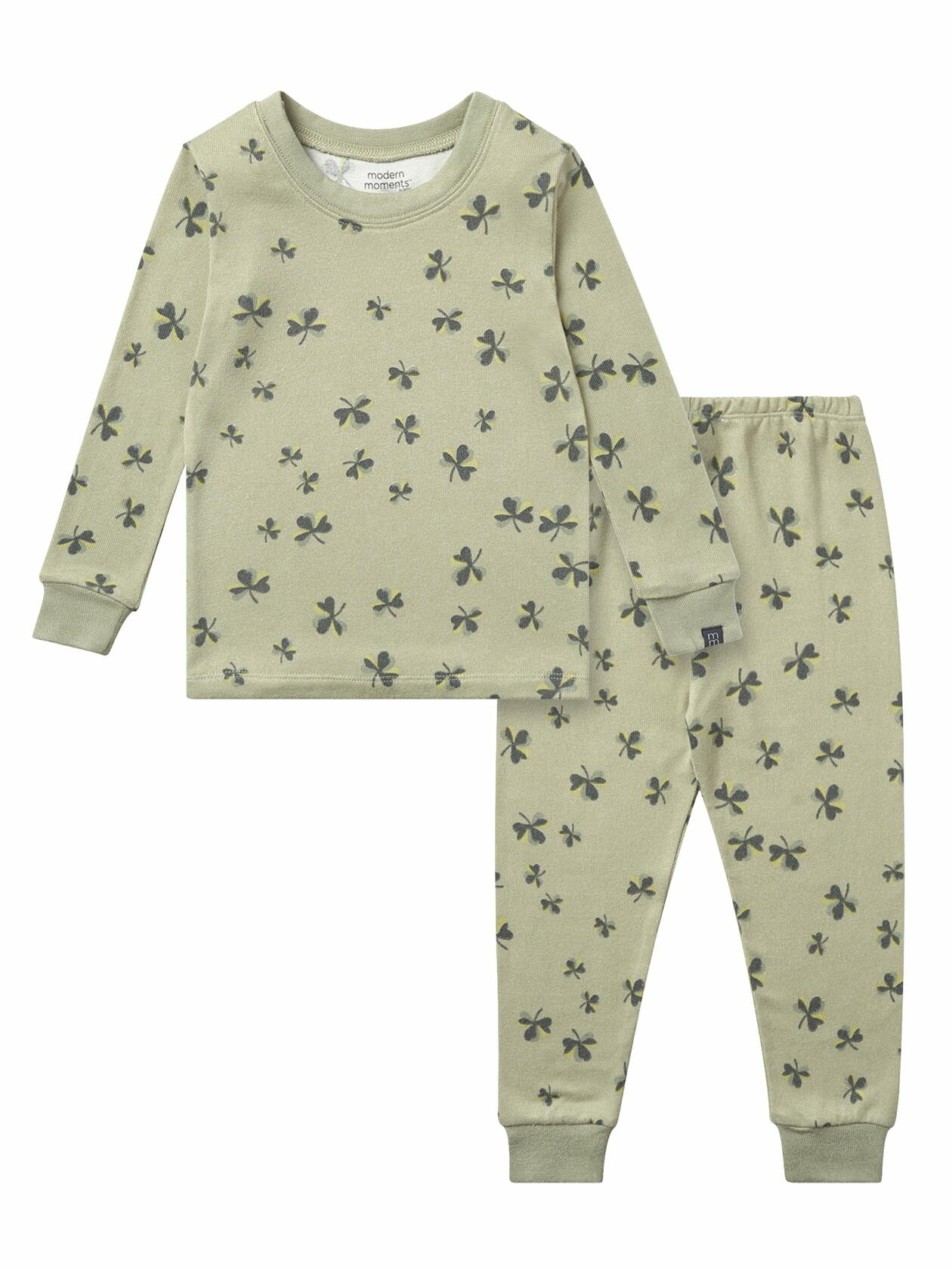Modern Moments by Gerber Toddler St. Patricks Day Pajama 2-Pcs Lt Green Size 12M