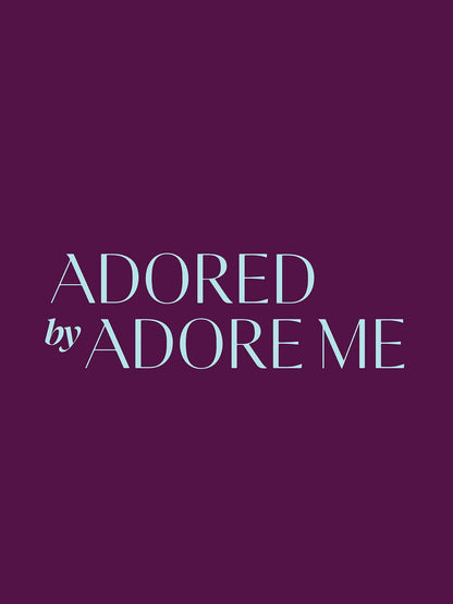 Adored by Adore Me Micro and Lace Lightly Lined Evalynn Bra Jet Black Size 34B